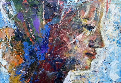 About her by Vladislava Yakovenko, Painting for Sale on Select