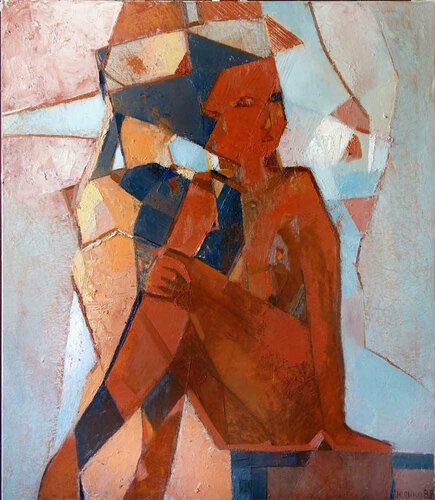 Viktor Lysenko Figure 2 by Vladislava Yakovenko, Painting for Sale on Select
