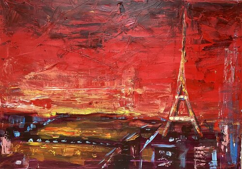 Paris by Vladislava Yakovenko, Painting for Sale on Select