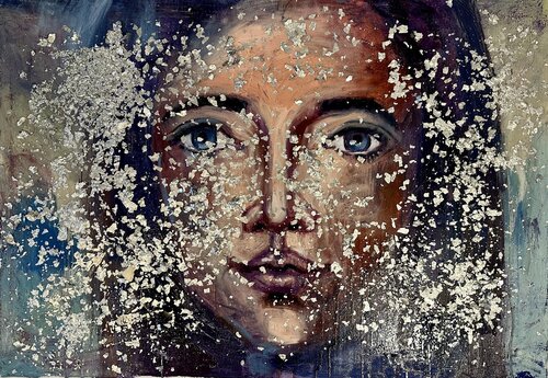Shine girl by Vladislava Yakovenko, Painting for Sale on Select
