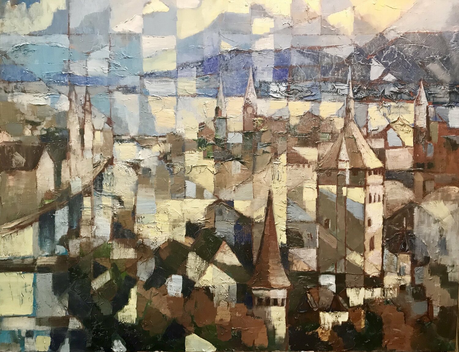 Zurich Vladislava Yakovenko Original painting for sale