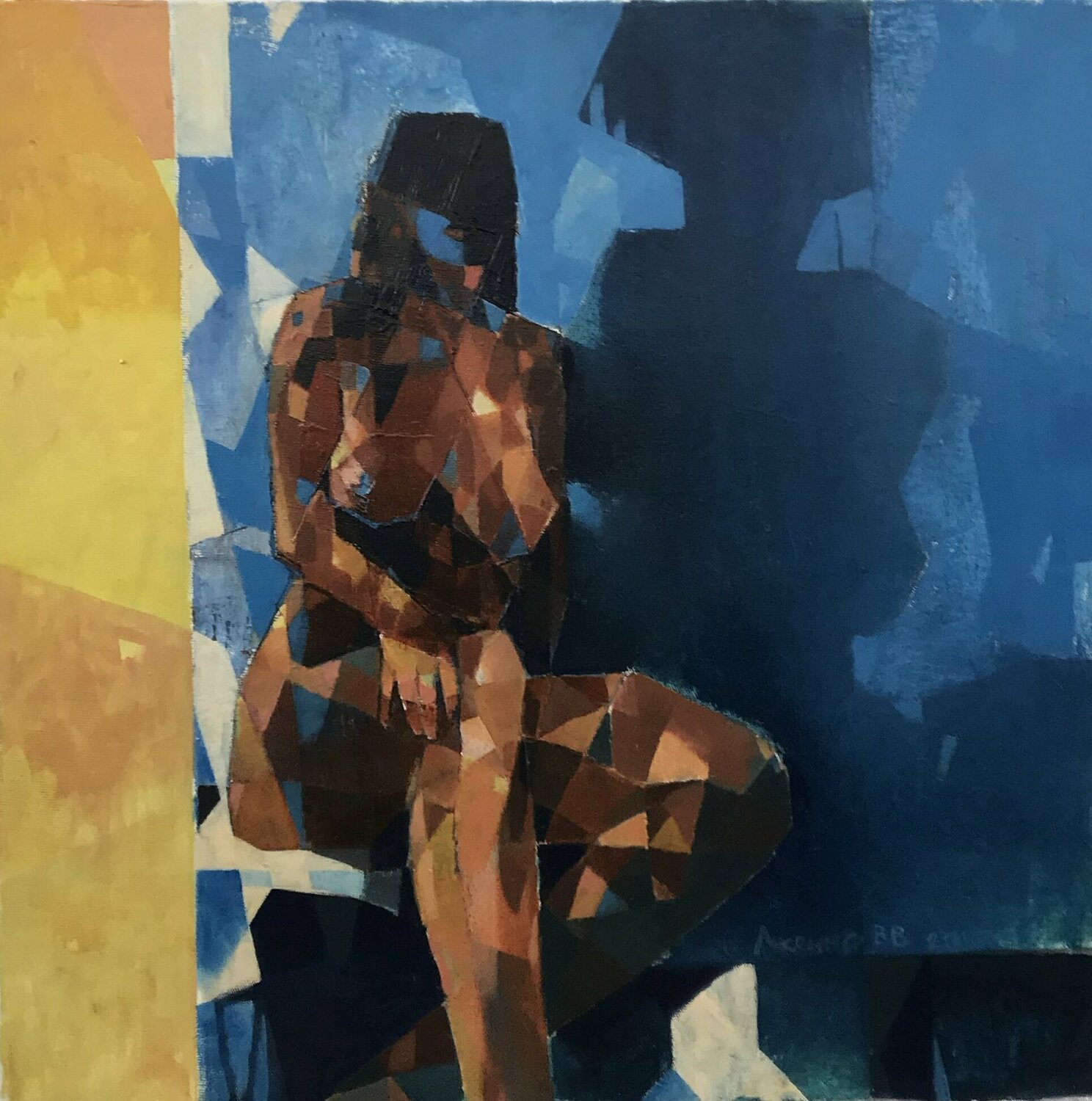 Viktor lysenko - women Vladislava Yakovenko Original painting for sale