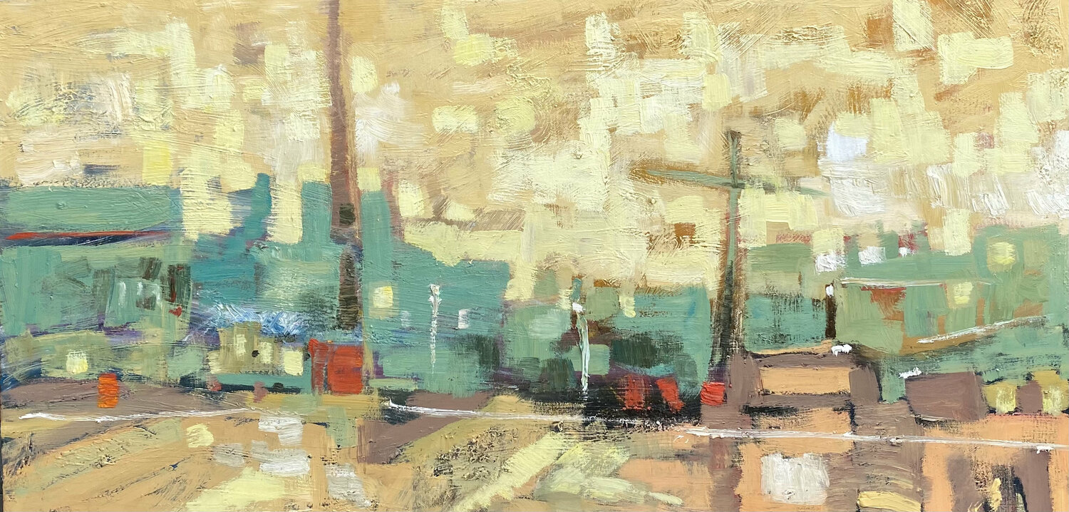 town 25 Vladislava Yakovenko Original painting for sale