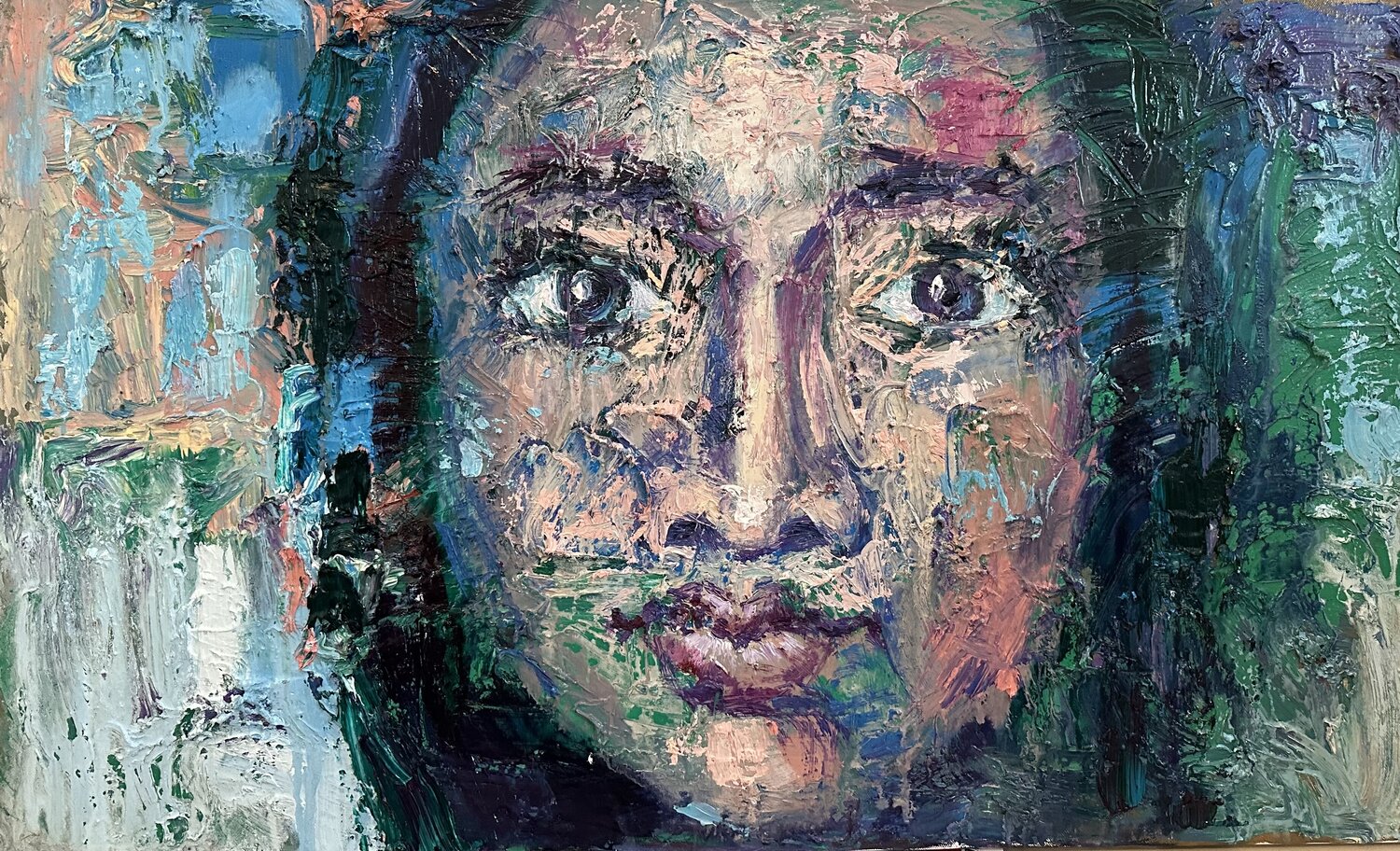 Women in America Vladislava Yakovenko Original painting for sale