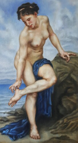 Studio da Bouguereau by Cristiano Costantini, Painting for Sale on Select