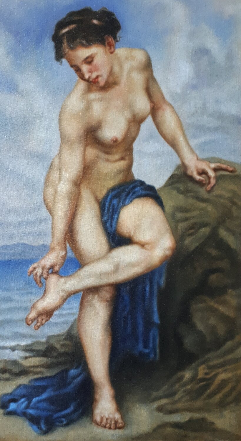 Studio da Bouguereau Cristiano Costantini Original painting for sale