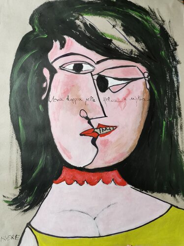 Abitare il mio CORPO # Una doppia pelle, felice e infelice by sabrina Missere, Painting for Sale on Select