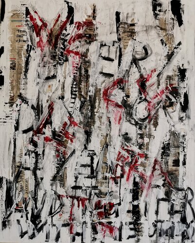Every day for 2 years - WE CELEBRATE - by sabrina Missere, Painting for Sale on Select