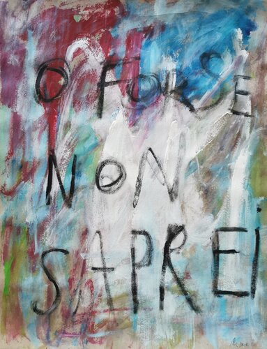 I take all the blame - O FORSE, NON SAPREI by sabrina Missere, Painting for Sale on Select