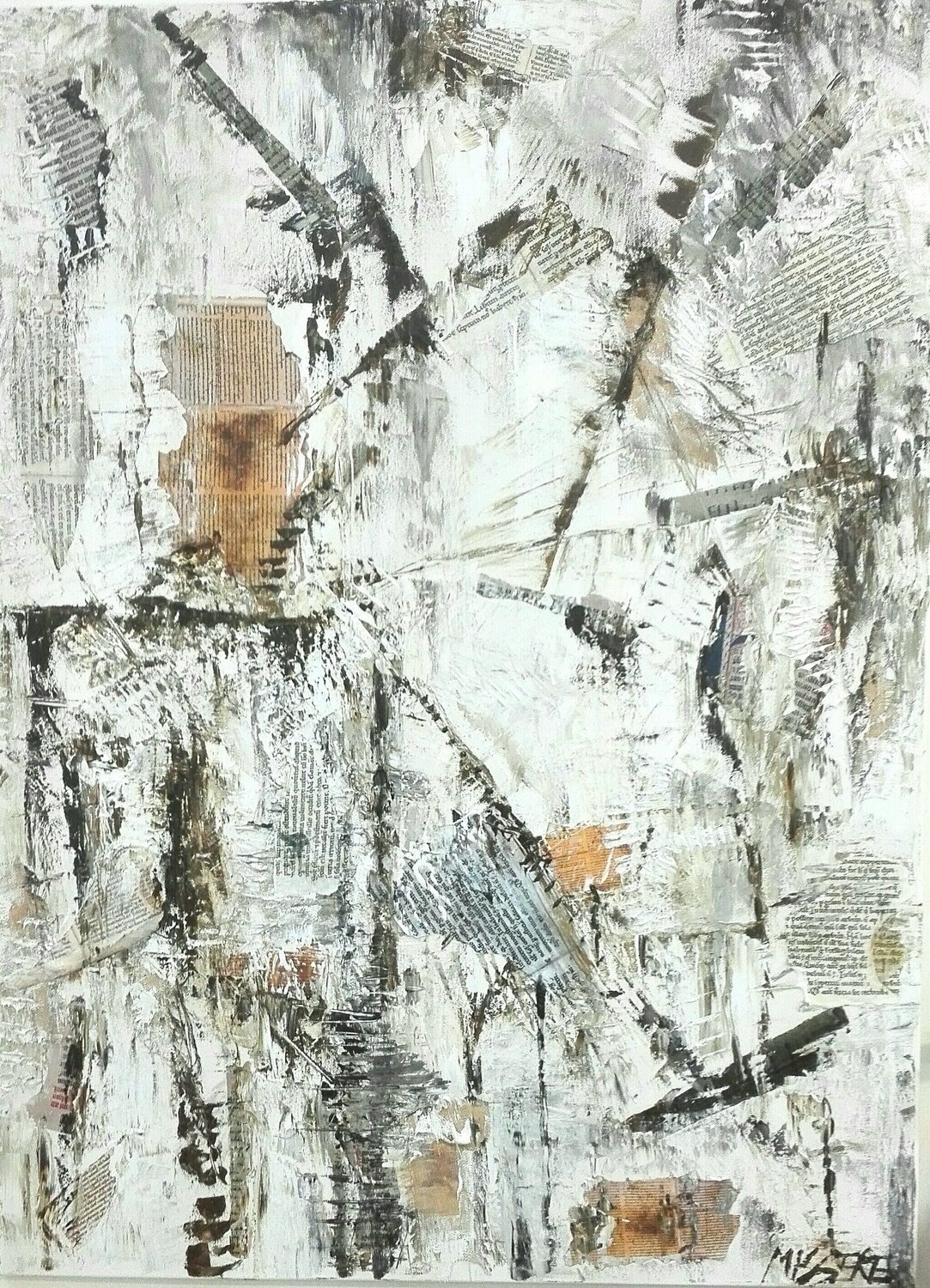 Et facta est lux (Confronti) sabrina Missere Original painting for sale