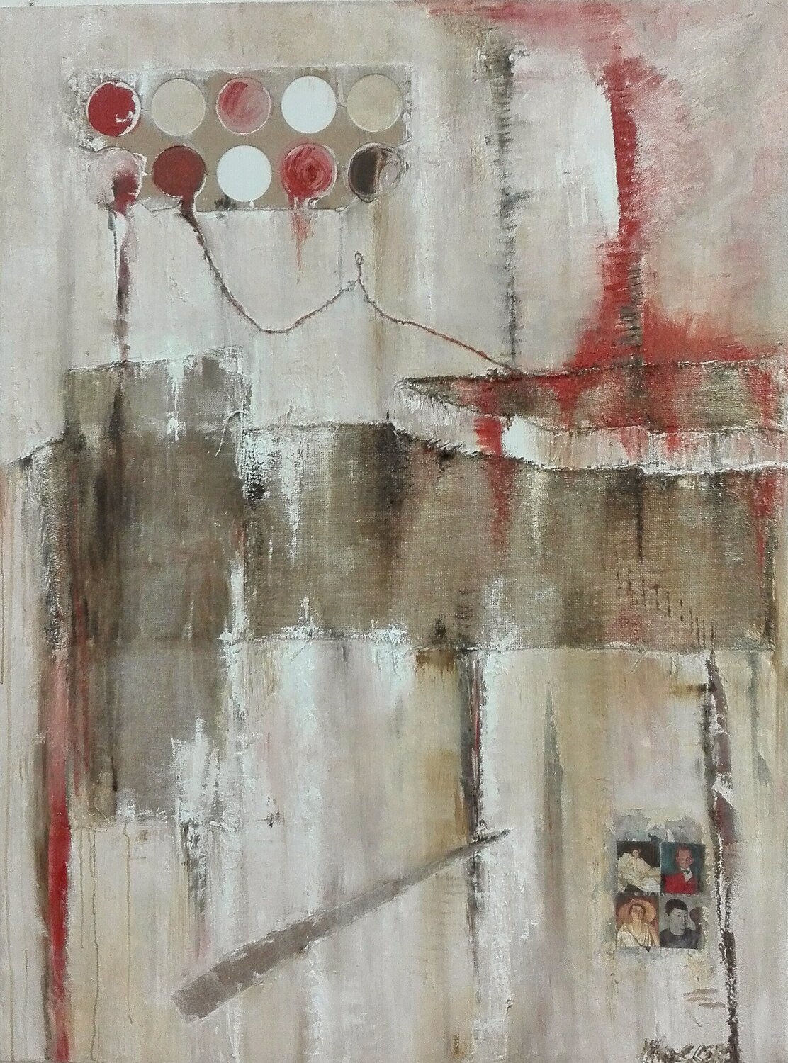 Confronti n. 5 sabrina Missere Original painting for sale