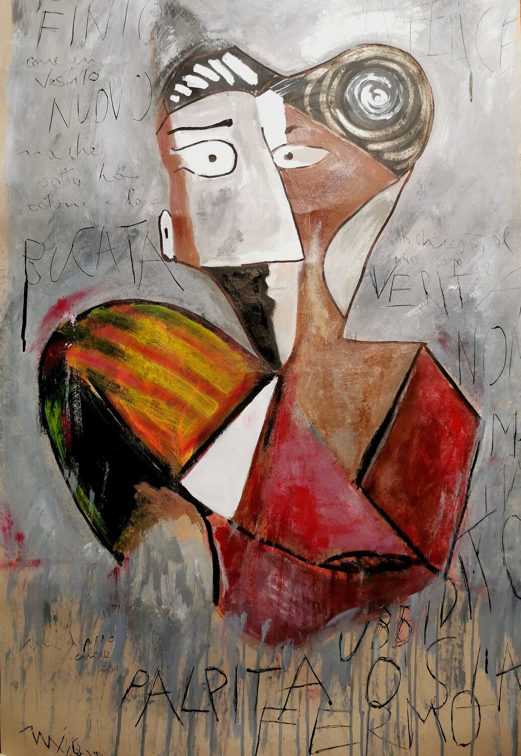 Abitare il mio CORPO # SL sabrina Missere Original painting for sale