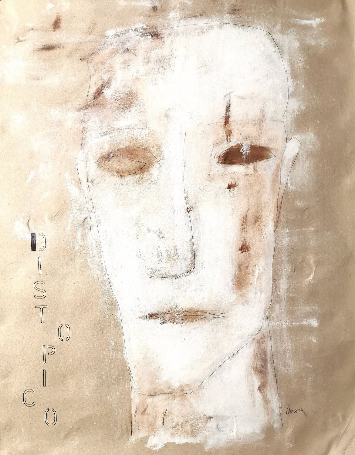 Distopico #G7 sabrina Missere Original painting for sale