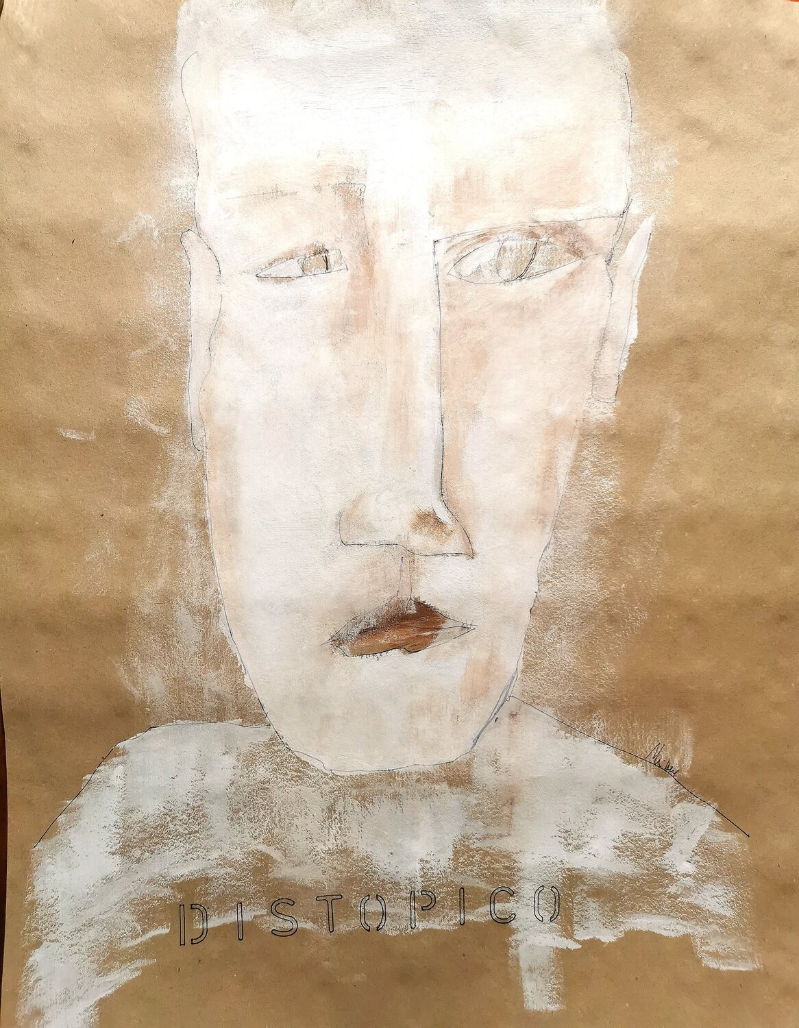 Distopico #M1 sabrina Missere Original painting for sale