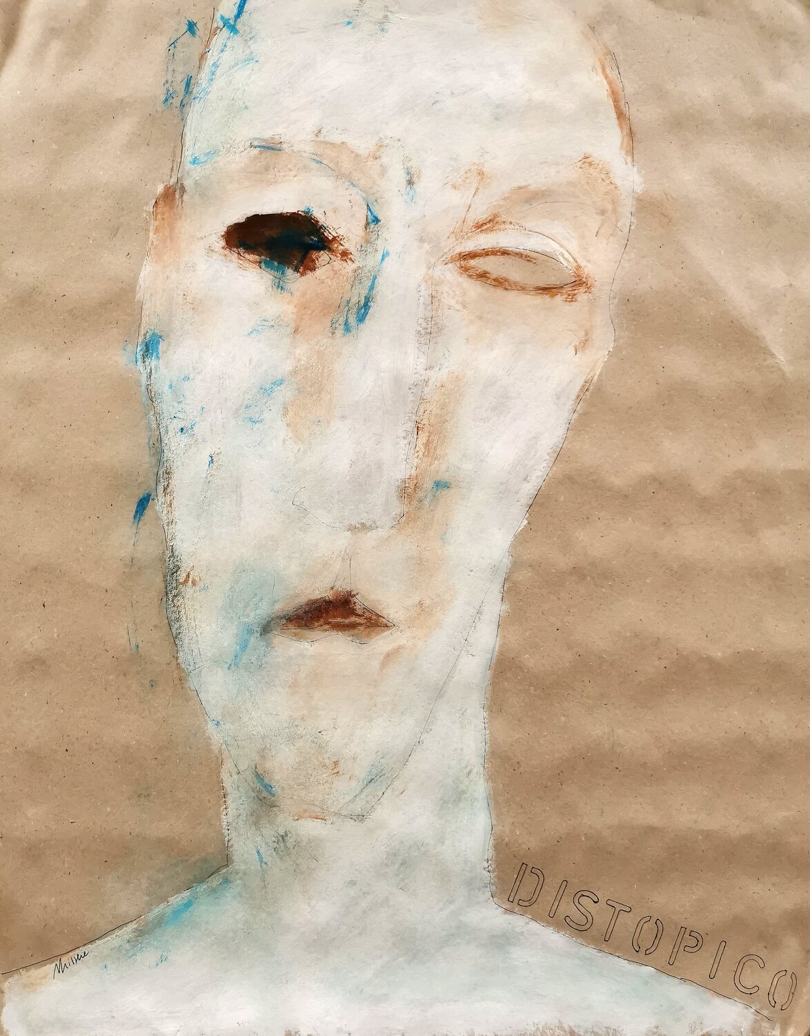Distopico #H9 sabrina Missere Original painting for sale