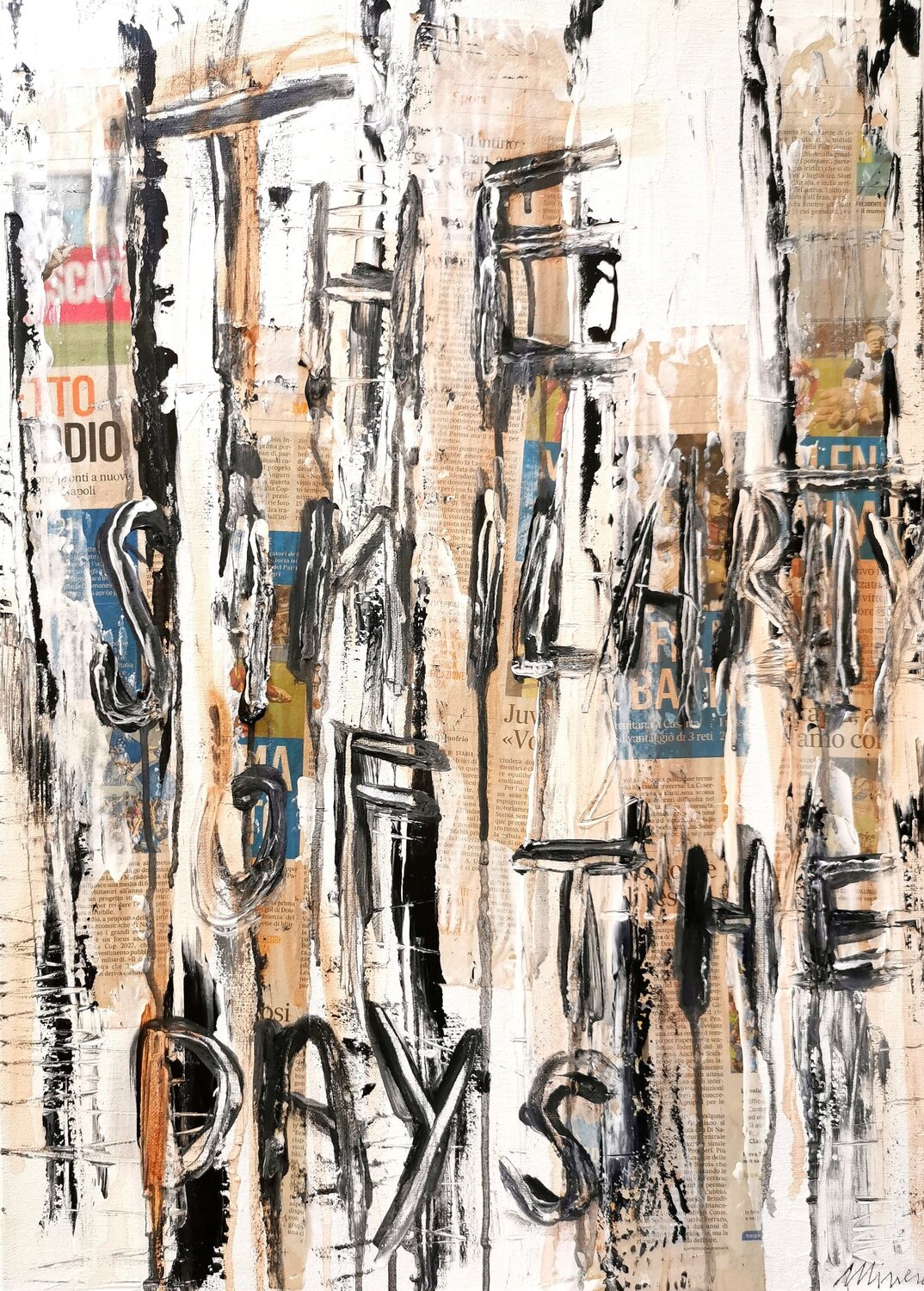 Every day for 3 years - THE SIMILARITY OF THE DAYS sabrina Missere Original painting for sale