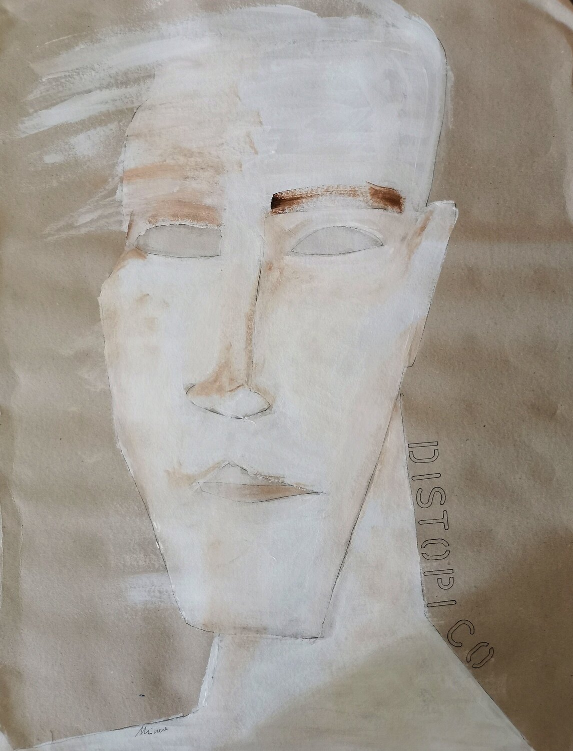 Distopico #L4 sabrina Missere Original painting for sale