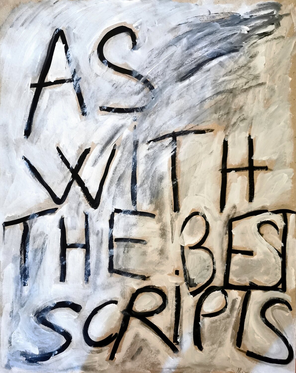 As with the best scripts sabrina Missere Originalgemälde zu verkaufen