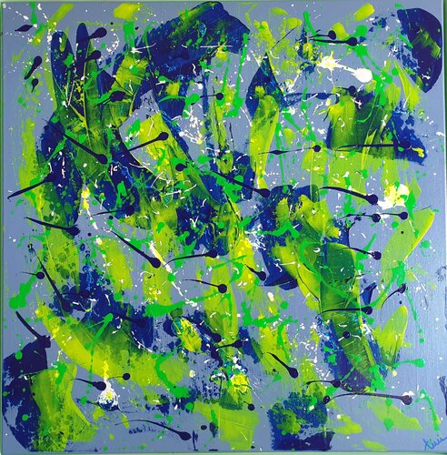 BIG BANG NO. 1 (Unikat) by Tini Jasper, Painting for Sale on Select