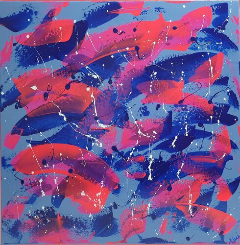 BIG BANG NO. 2 (Unikat) by Tini Jasper, Painting for Sale on Select