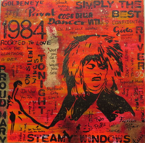 TINA ON STAGE (Unikat) by Tini Jasper, Painting for Sale on Select