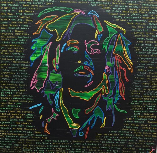 BOB ALIVE (Unikat) by Tini Jasper, Painting for Sale on Select