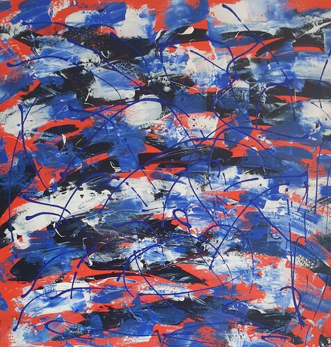 LETZTER SCHNEE (Unikat) by Tini Jasper, Painting for Sale on Select