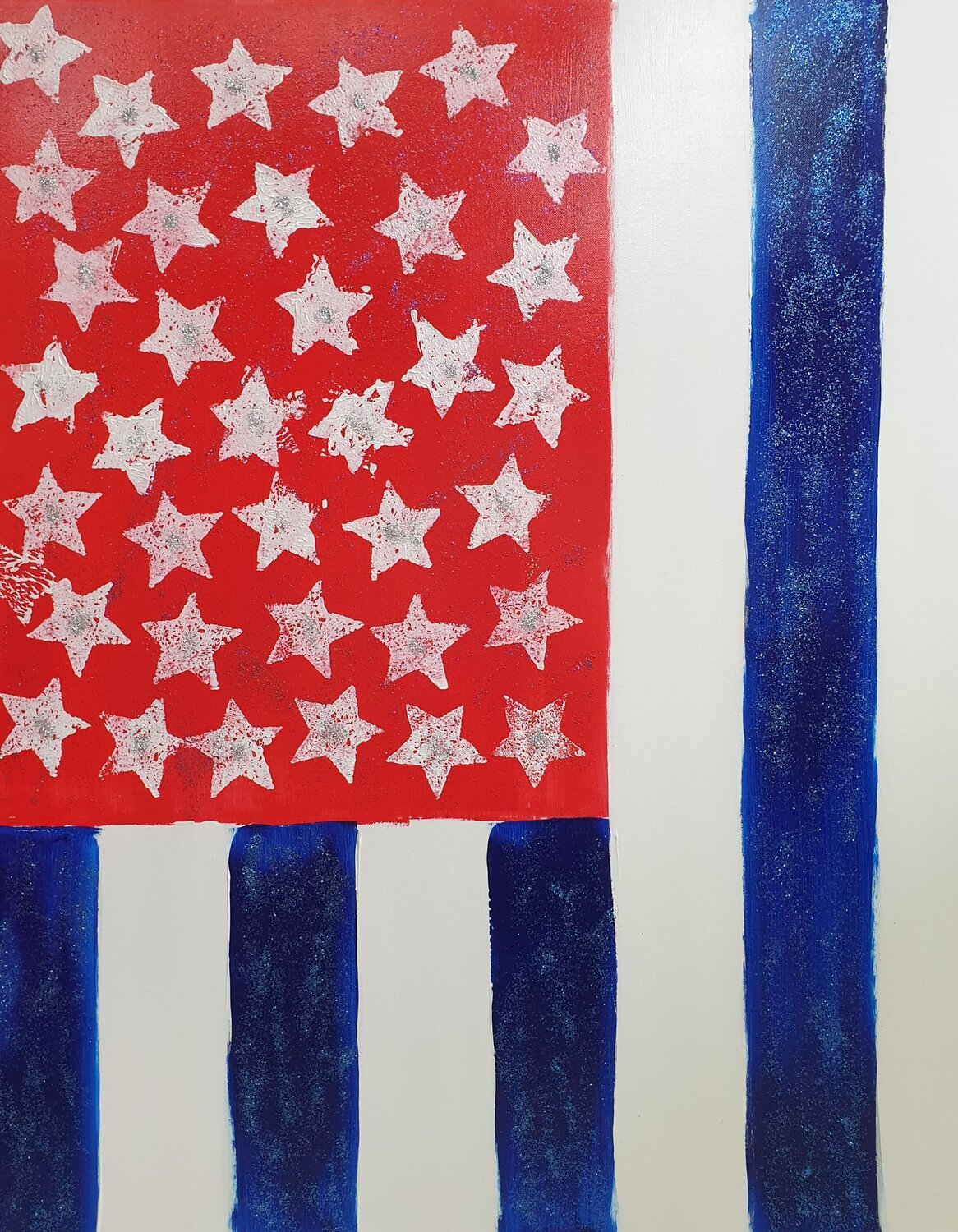 "FAKE" (Unikat) Tini Jasper Original painting for sale