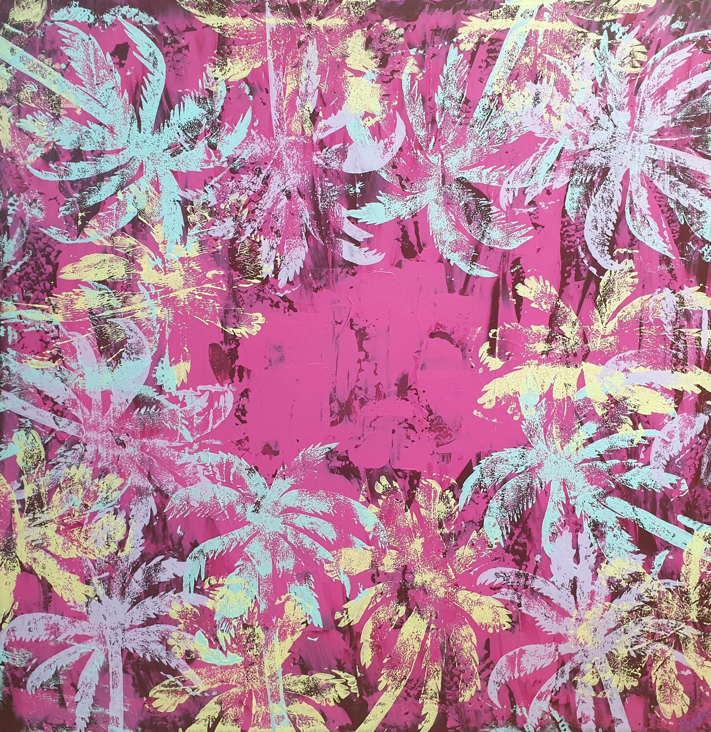 LOOKING UP AT THE SKY (Unikat) Tini Jasper Original painting for sale