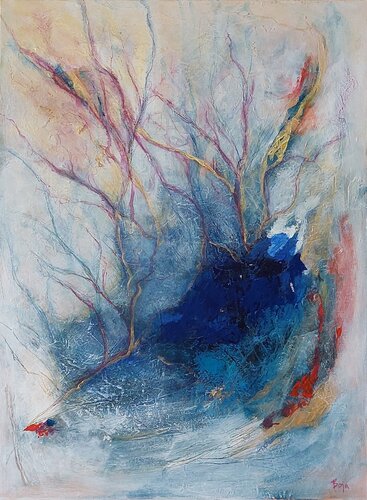 All rivers flow... by Bojana Milisavljević Bogić, Painting for Sale on Select