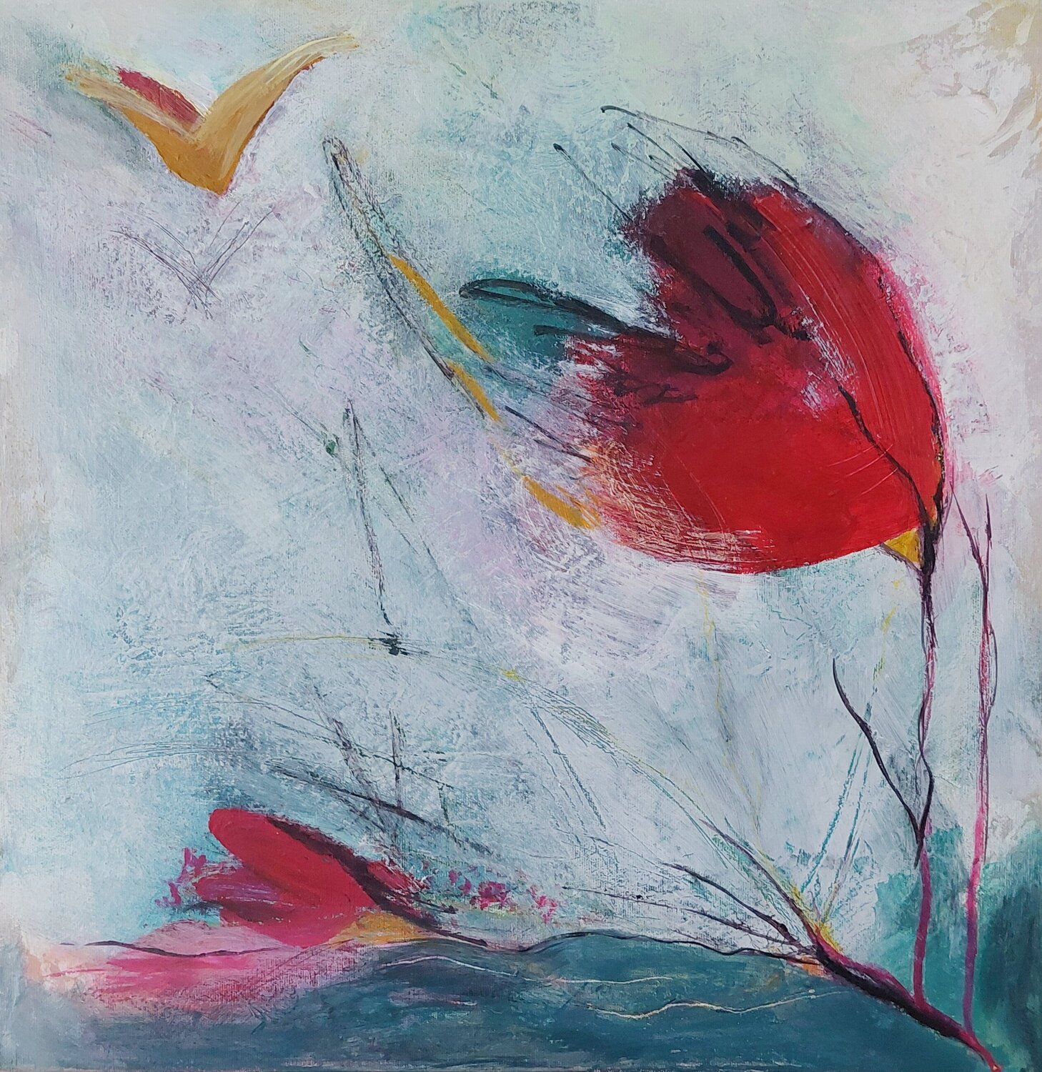 Wonderland - creation Bojana Milisavljević Bogić Original painting for sale
