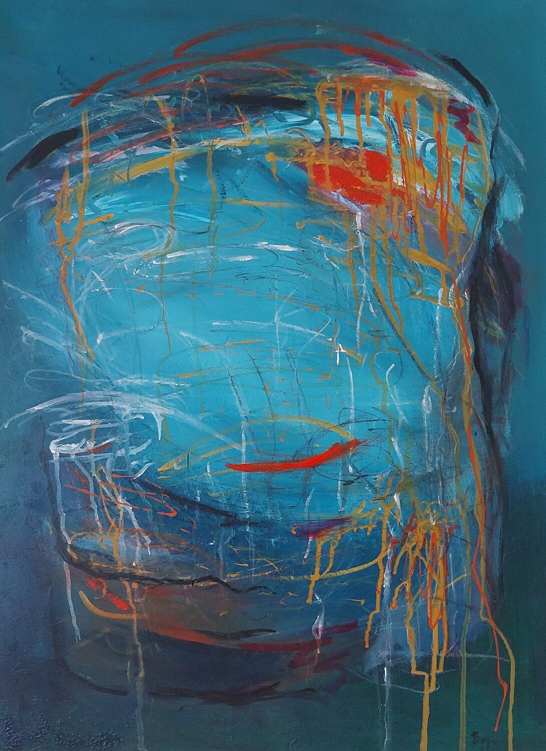 Chaos Bojana Milisavljević Bogić Original painting for sale