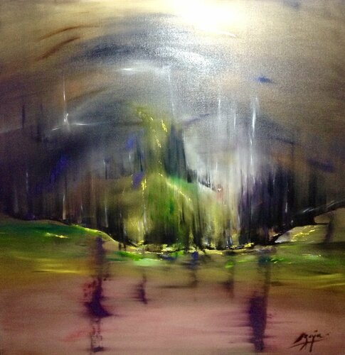 AURORA BOREALIS by Sandra Szaja, Painting for Sale on Select