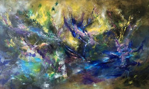 MEDITATION by Sandra Szaja, Painting for Sale on Select