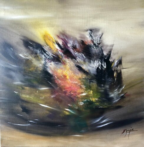INNER FLAME by Sandra Szaja, Painting for Sale on Select