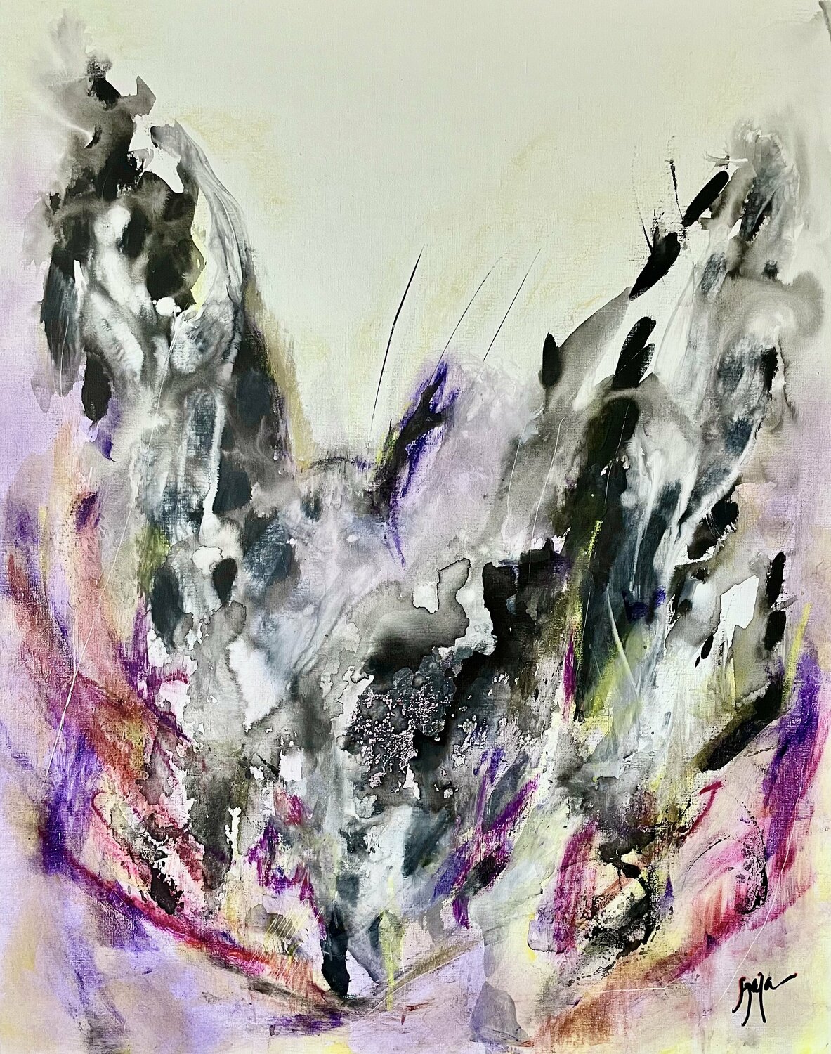 FEVER Sandra Szaja Original painting for sale