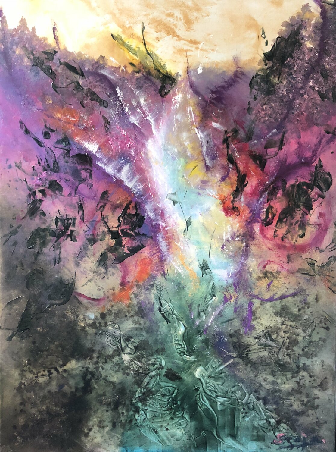 ENDLESS Sandra Szaja Original painting for sale