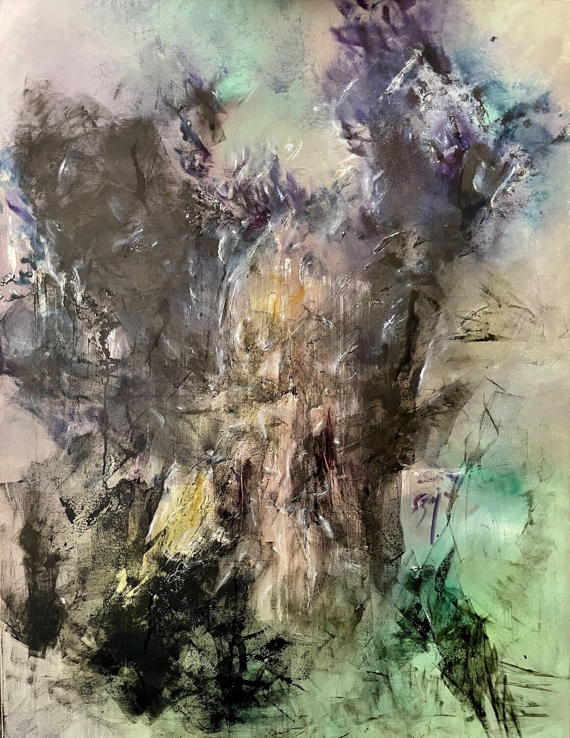 REMANENCE Sandra Szaja Original painting for sale