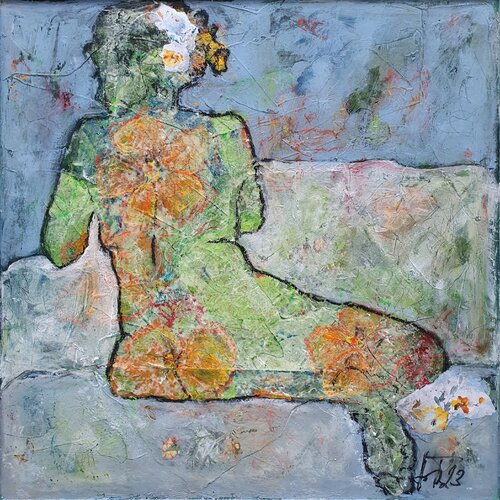 PLEASANT by Helene Fiegl, Painting for Sale on Select