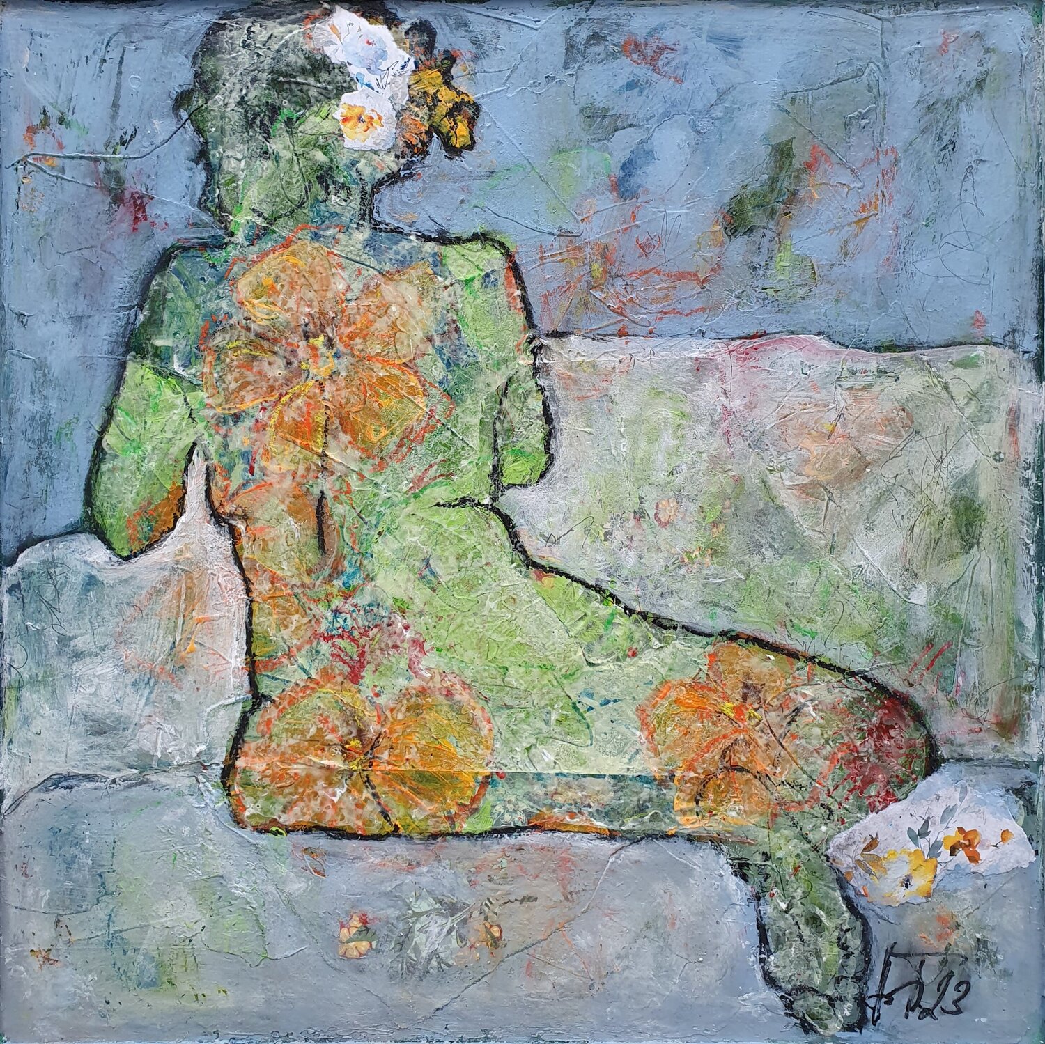 PLEASANT Helene Fiegl Original painting for sale