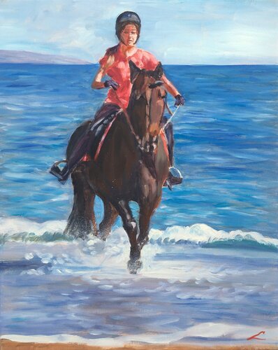 Equestrienne by Elena Sokolova, Painting for Sale on Select
