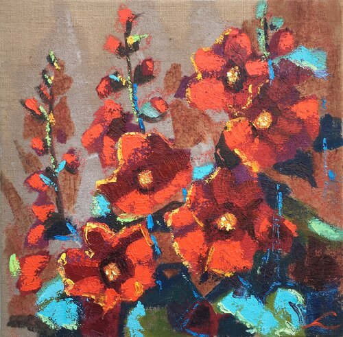 Mallow by Elena Sokolova, Painting for Sale on Select