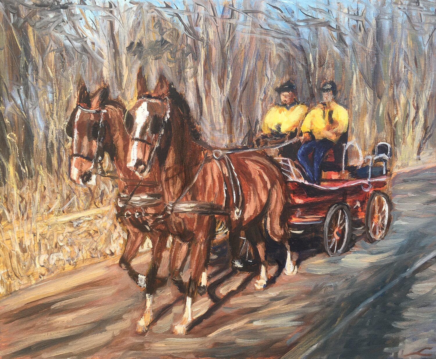 Ride Elena Sokolova Original painting for sale