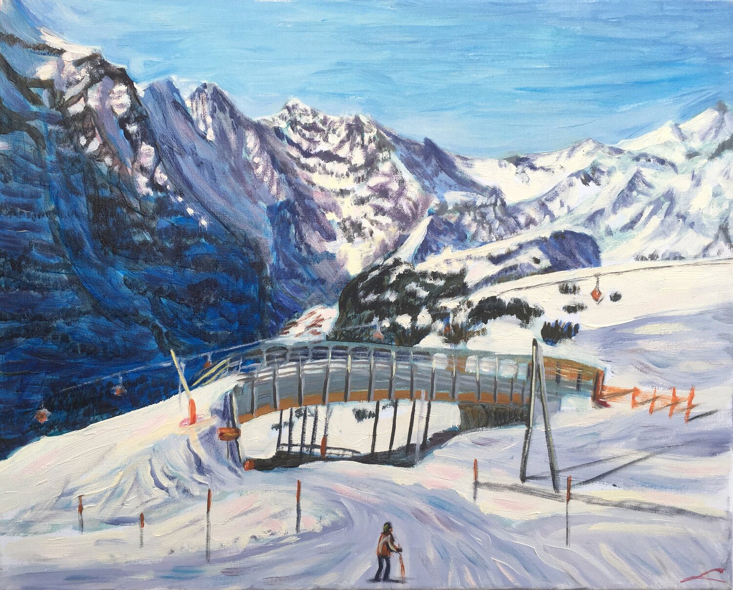 At the parting of the ways Elena Sokolova Original painting for sale