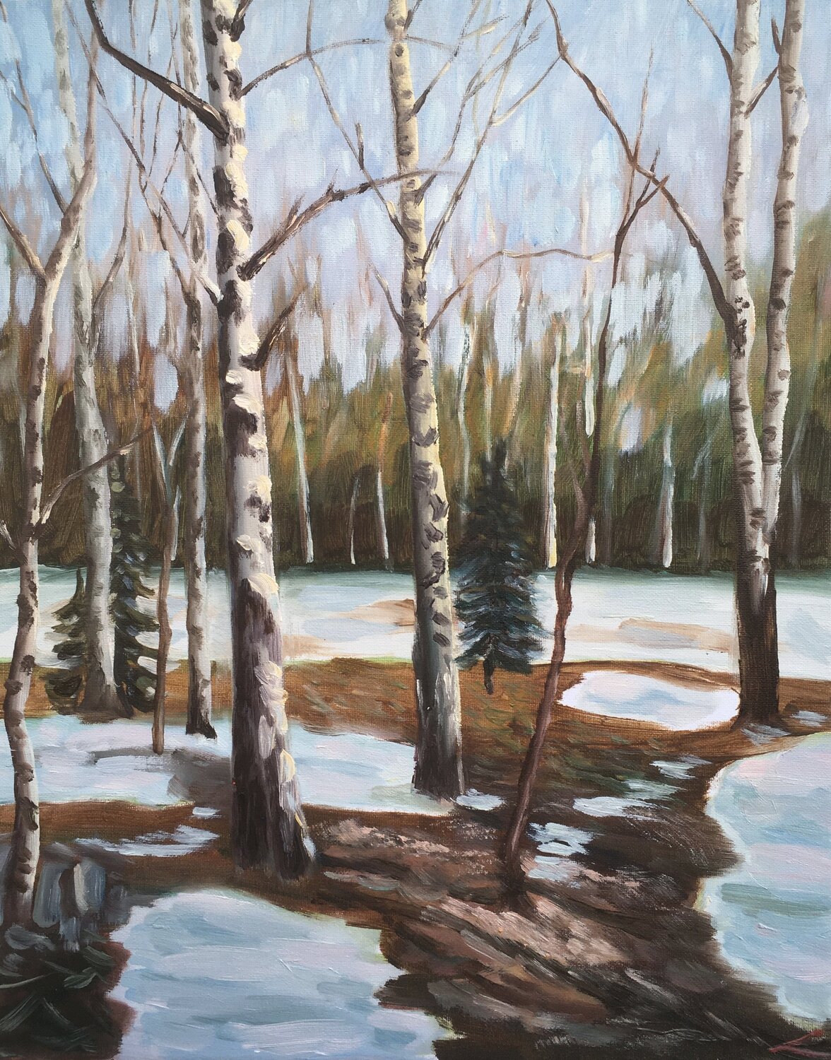Coming spring Elena Sokolova Original painting for sale