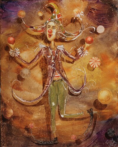 Der lustige Herr Fröhlich by Andreas Curts, Painting for Sale on Select