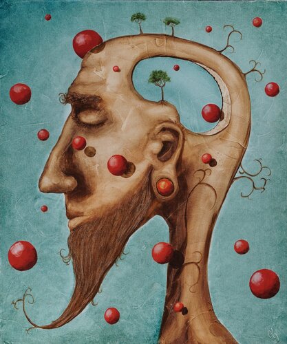 Daydreamer by Andreas Curts, Painting for Sale on Select