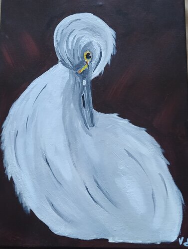 Die Anmut der Stille by Vera Göpfert, Painting for Sale on Select