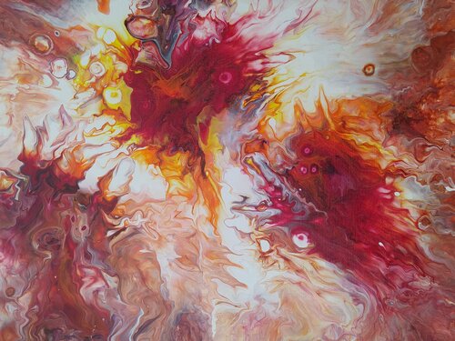 Kosmischer Atem by Vera Göpfert, Painting for Sale on Select