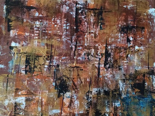 Herbstliche Erosion by Vera Göpfert, Painting for Sale on Select